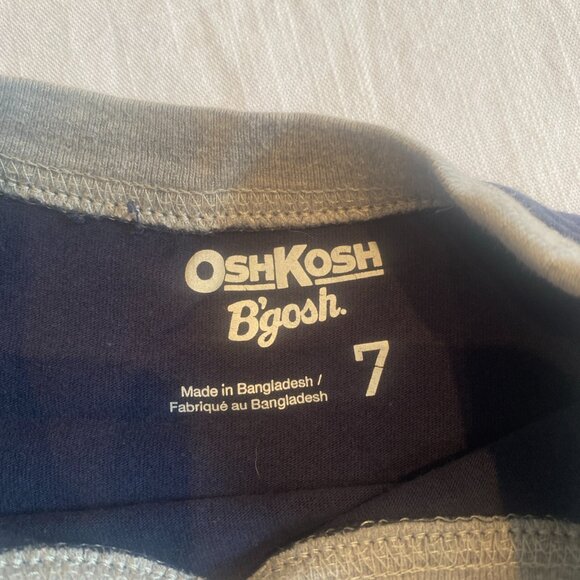 OshKosh Boys Blue Short Sleeve Graphic T-Shirt Size 7 - Picture 3 of 3